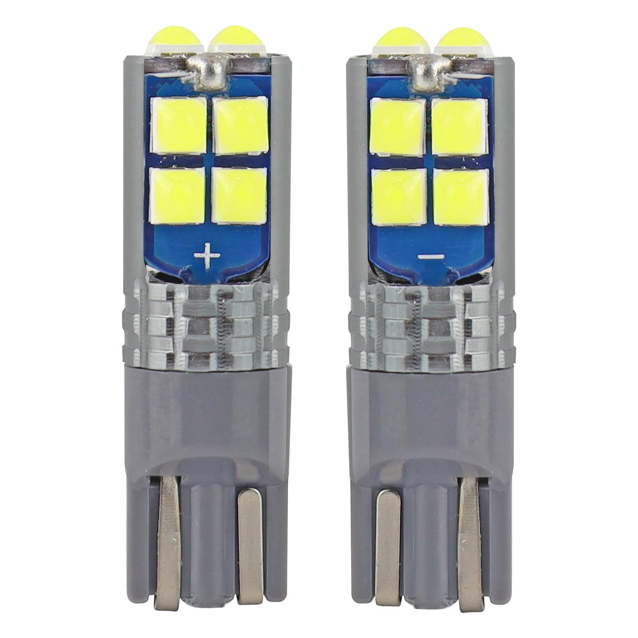 LED žiarovky CANBUS 10SMD 3030 T10 W5W White 12V/24V