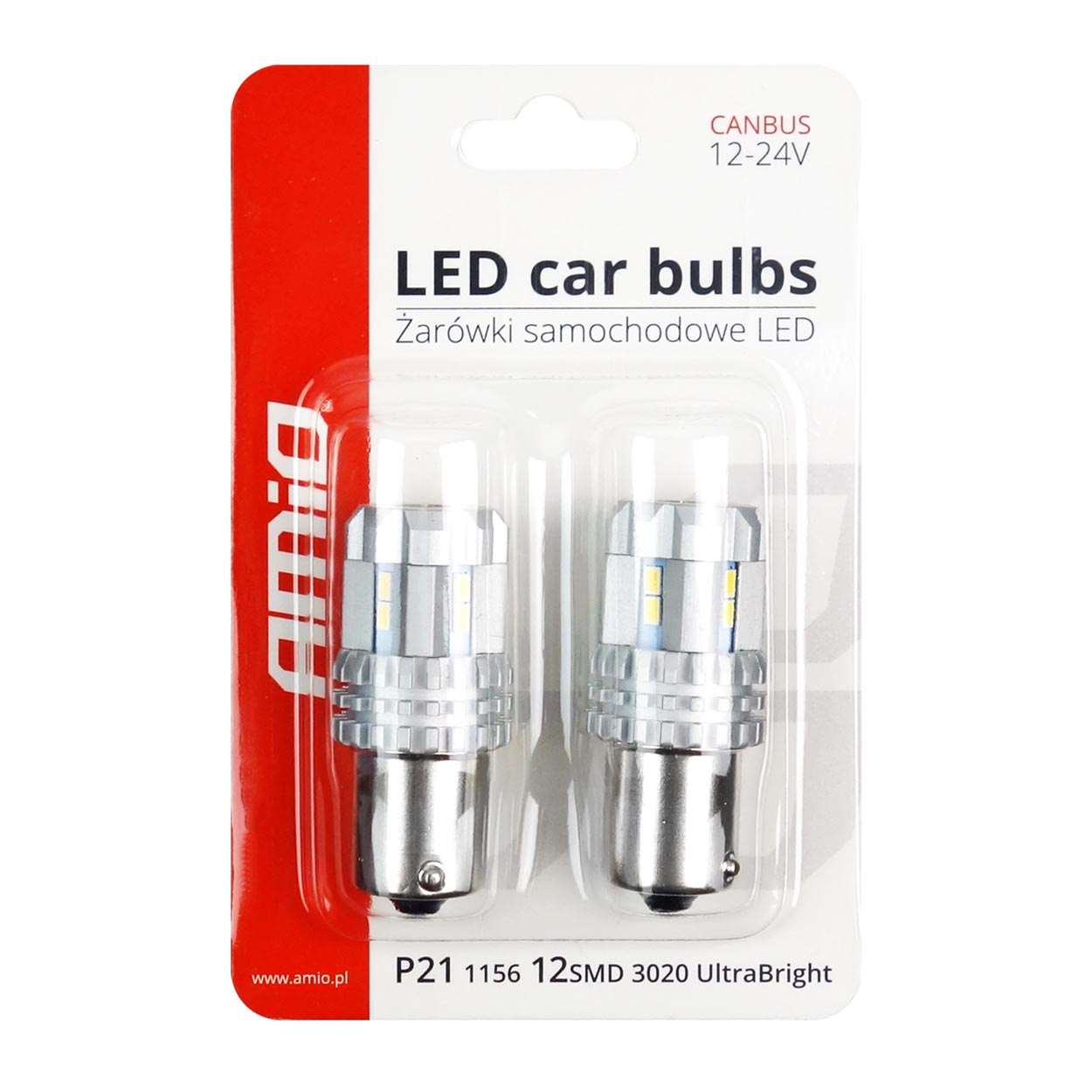 LED žiarovky CANBUS 3020 UltraBright 22SMD 1156 BA15S P21W R10W R5W White 12V/24V