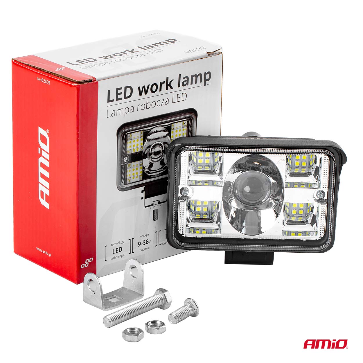 Pracovné LED svetlo AWL32 17 LED COMBO 9-36V