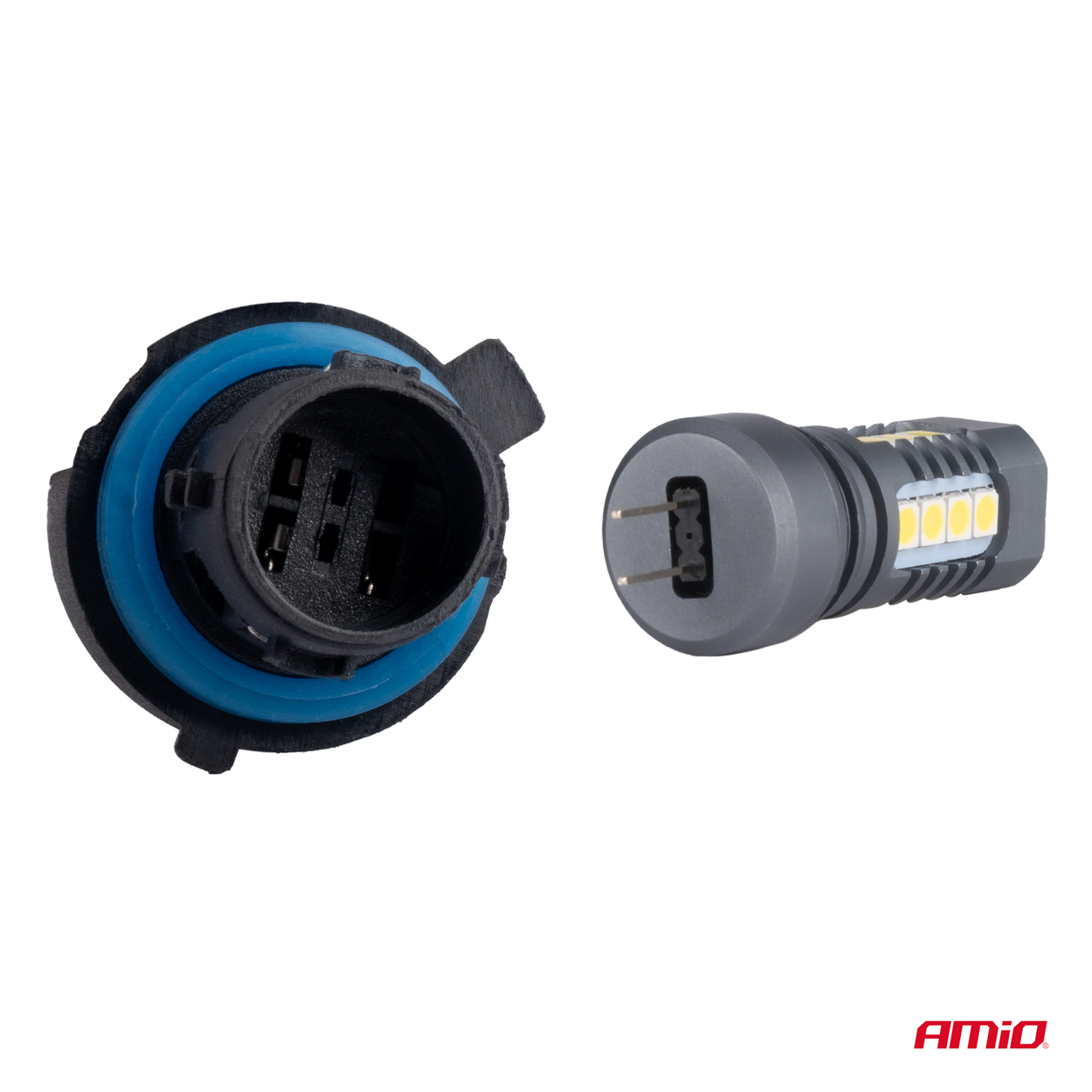 LED žiarovky CANBUS 3030 18SMD HP24W White 12V/24V