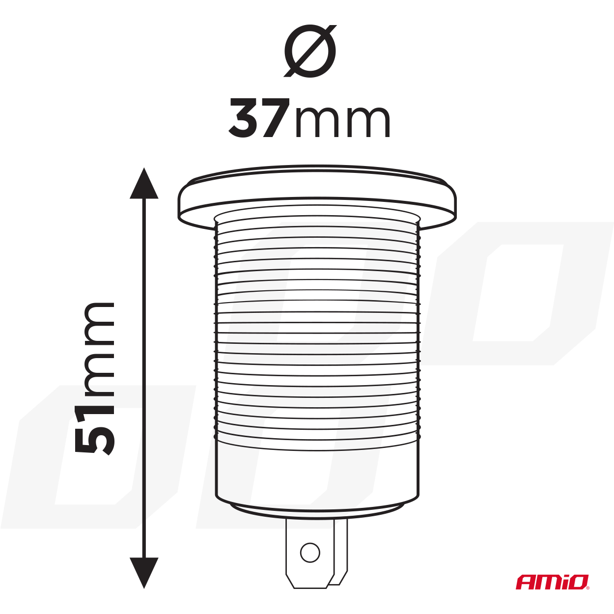 Nabíjačka USB+USB-C 12/24V MOD-07 AMiO-02857