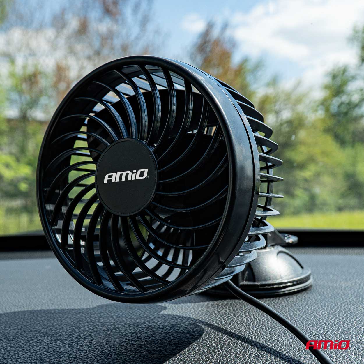 Ventilátor do auta s prísavkou 6" 24V
