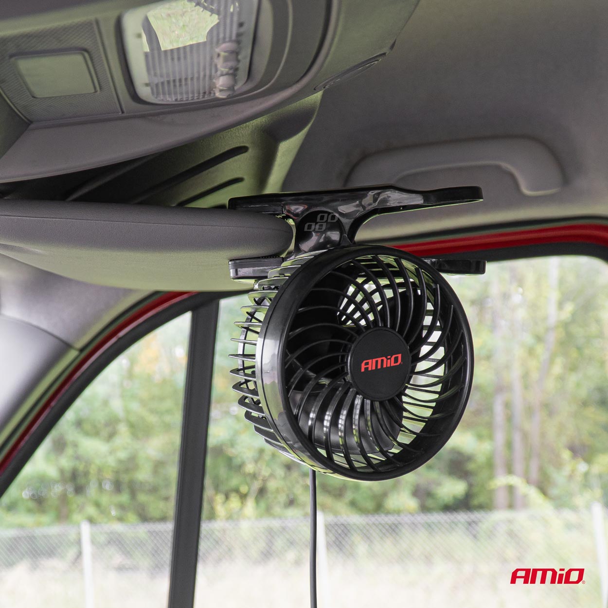 Ventilátor do auta s klipom 4,5" 12V