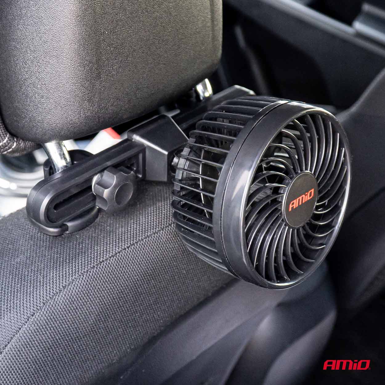 Ventilátor do auta pre opierku hlavy 4,5" 12V