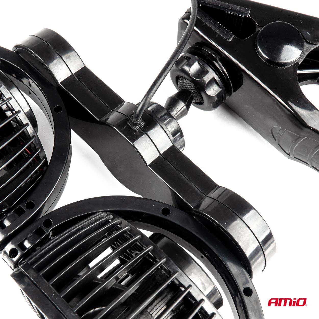 Ventilátor do auta s klipom 2x4" 24V