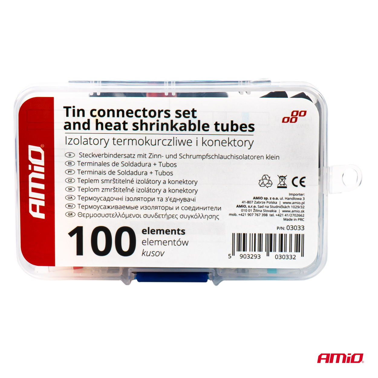 Teplom zmrštiteľné izolátory a konektory