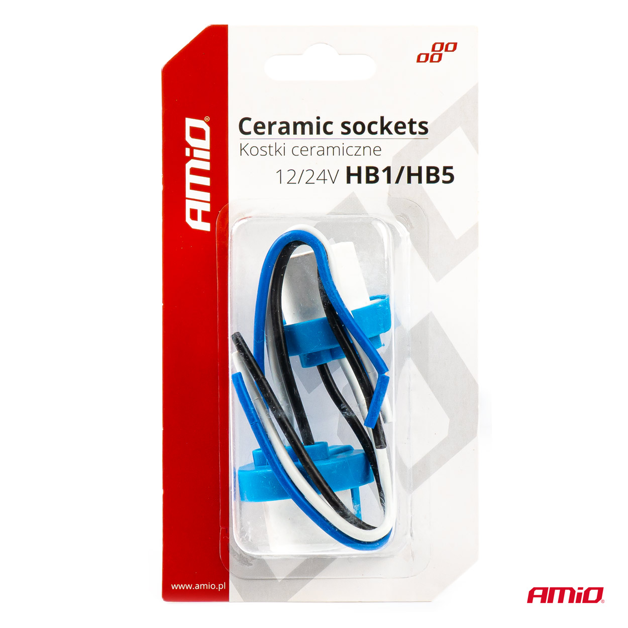 Keramické pätice 2 ks HB1/HB5 9004/9007 AMIO