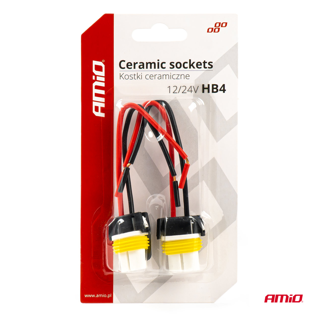 Keramické pätice 2 ks HB4 9006 AMIO
