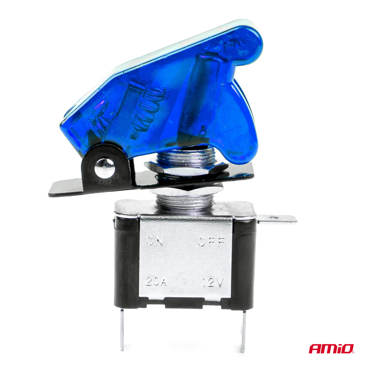 Prepínač pákový s modrým podsvietením TOP GUN