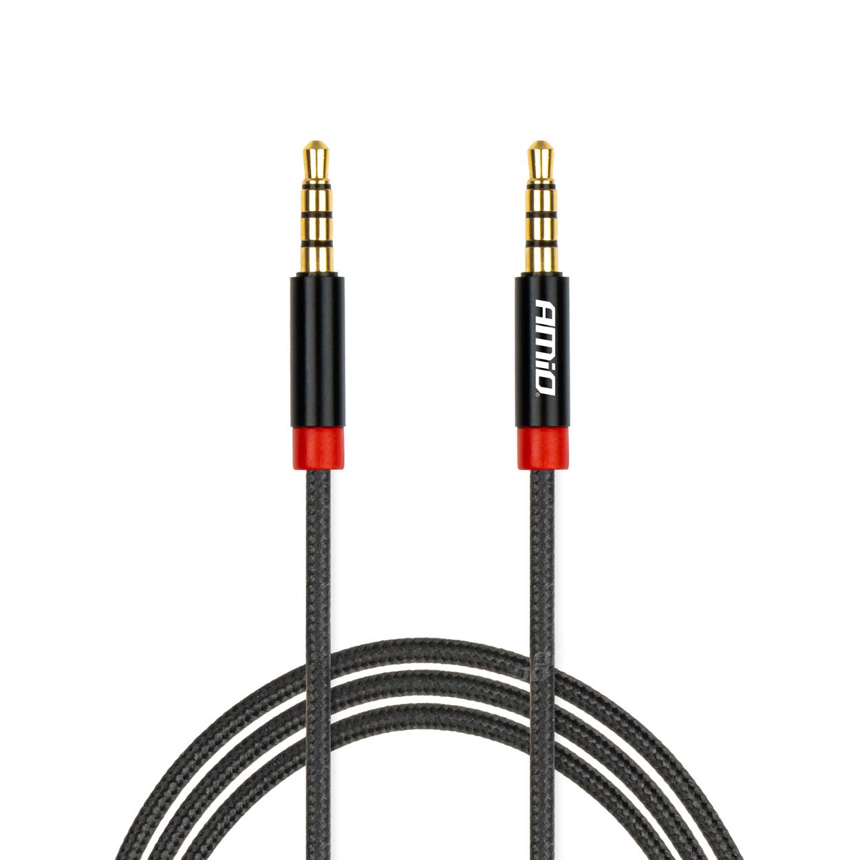 AUX kábel jack-jack 3,5mm 100 cm AMiO-03269