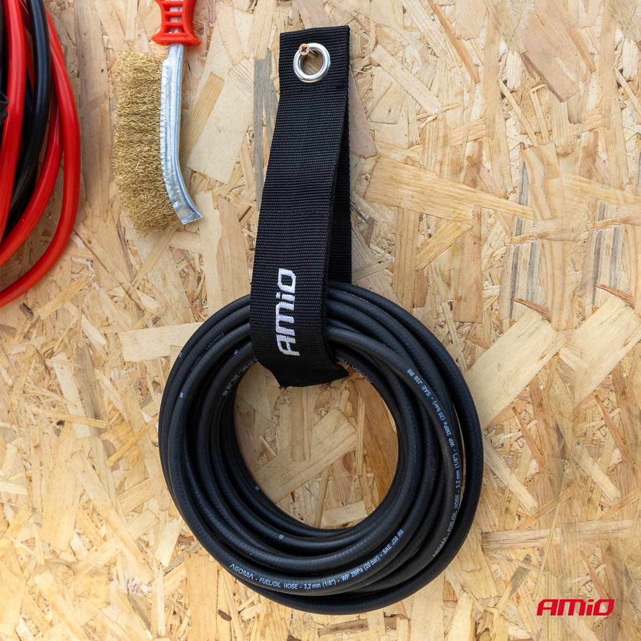 Držiak do garáže na suchý zips AMiO-03284