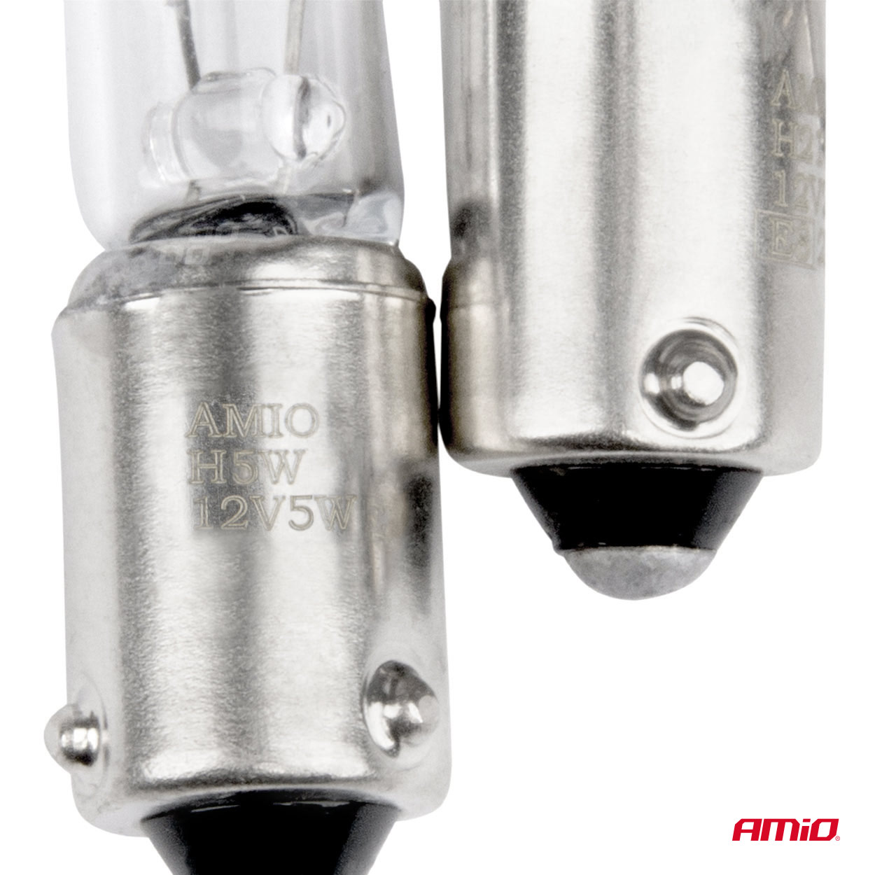 Halogénové žiarovky H5W 12V 5W BAX9S white 2ks blister AMIO-03354