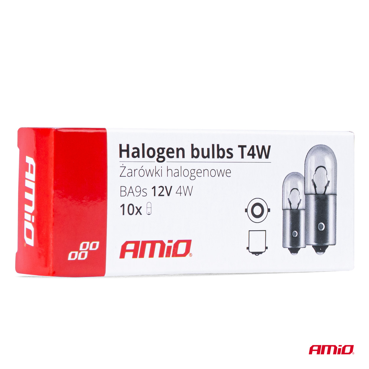 Halogénové žiarovky T4W 12V 4W BA9S 10ks