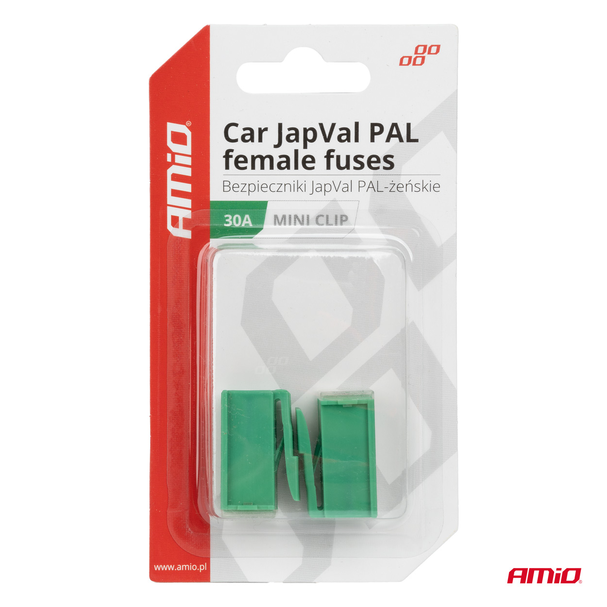 Poistky JAPVAL PAL samica 30A AMIO-03413