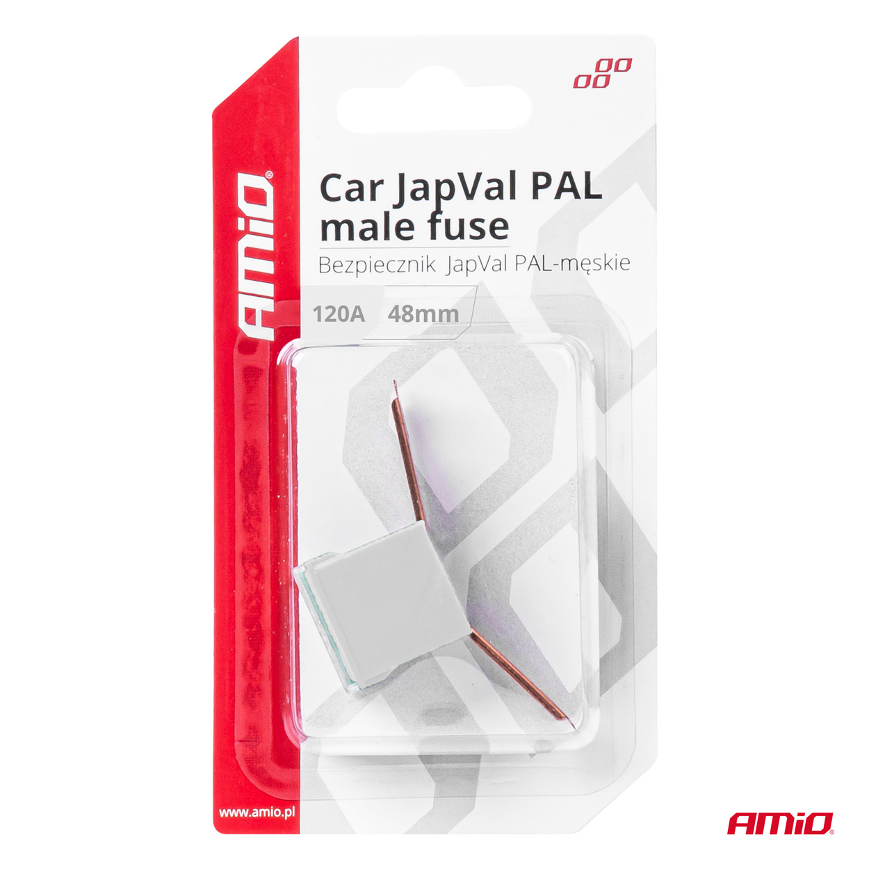 Poistky JAPVAL PAL samec 48mm 120A AMIO-03425