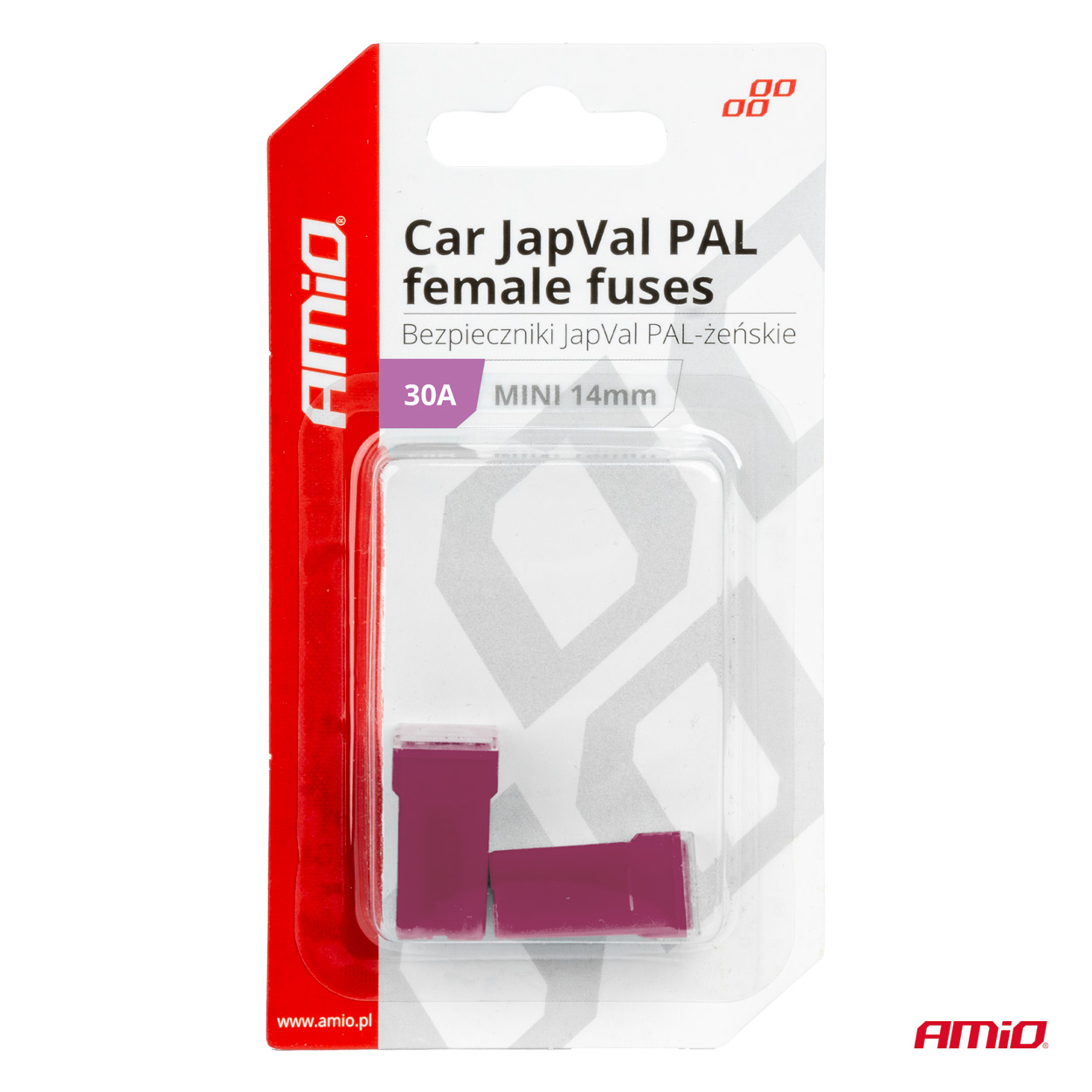 Poistky JAPVAL PAL samica 30A AMIO-03437