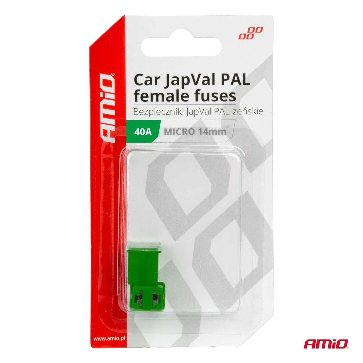 Poistky JAPVAL PAL samica 40A AMIO-03454