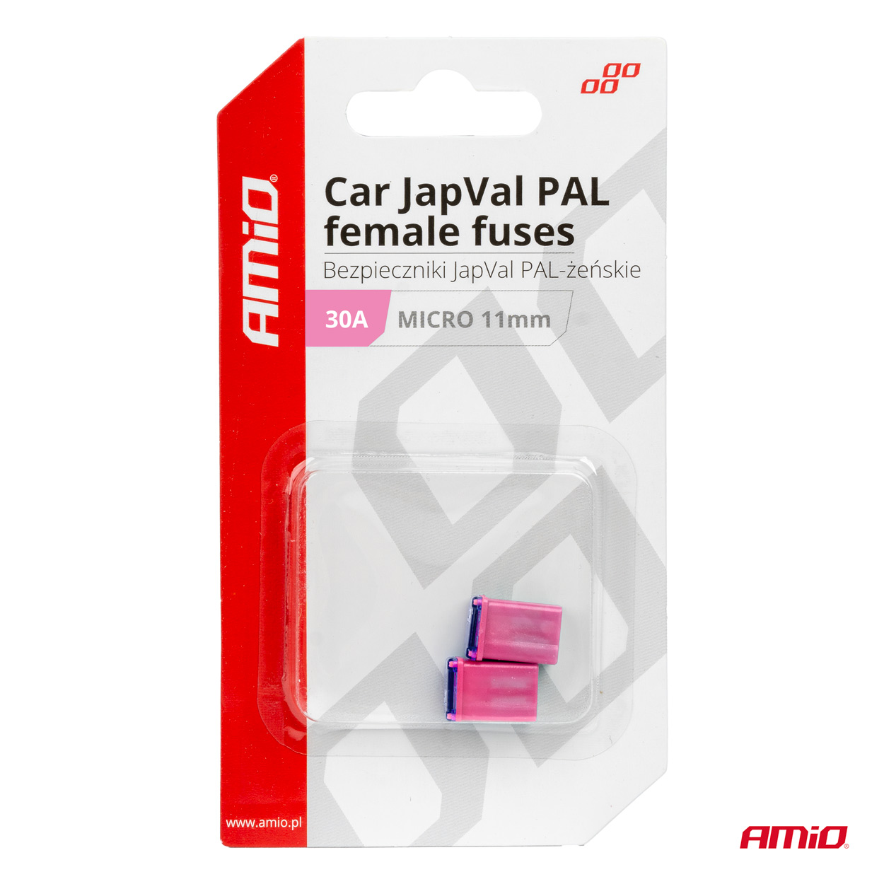 Poistky JAPVAL PAL samica 30A AMIO-03460