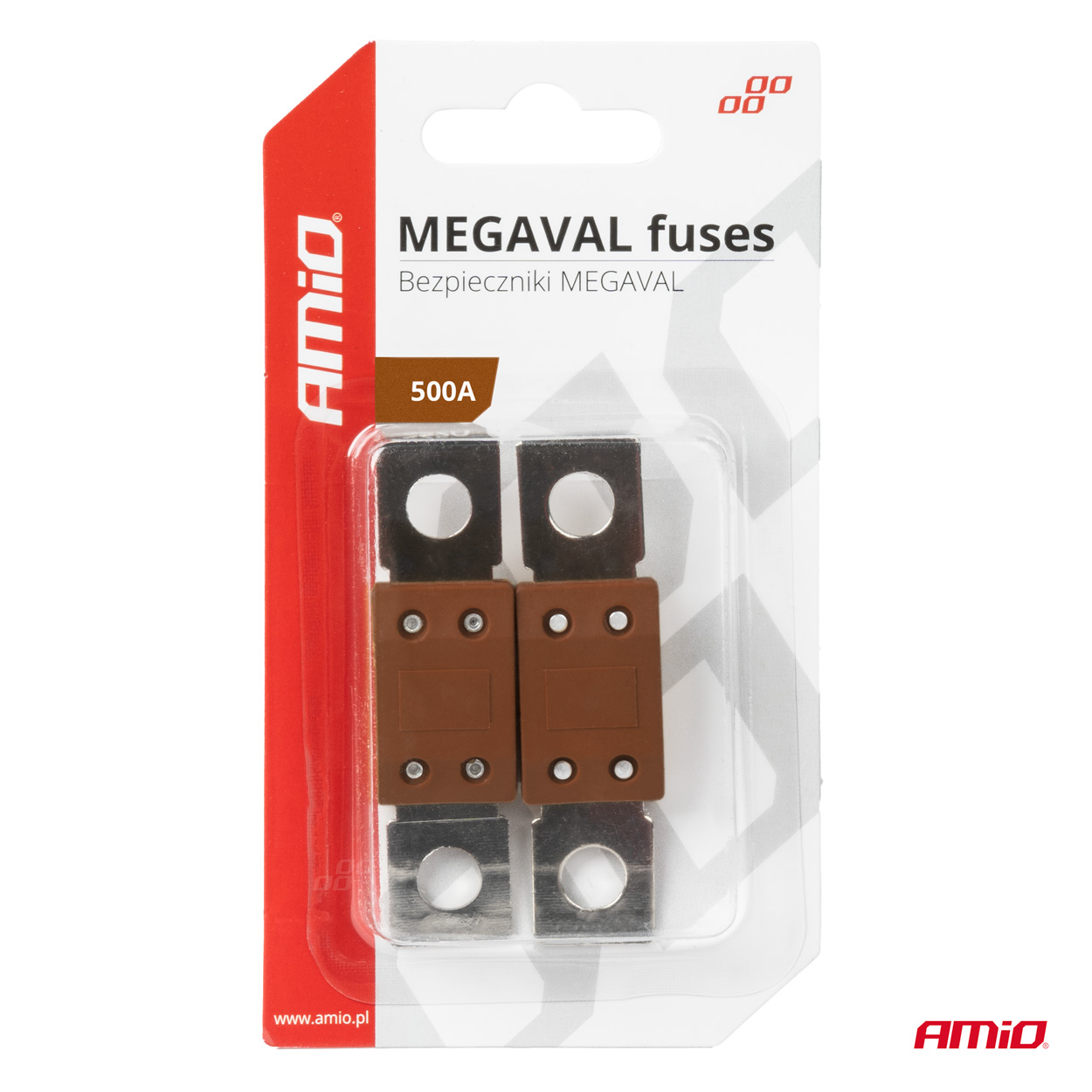 Poistky MEGAVAL 500A AMIO-03472