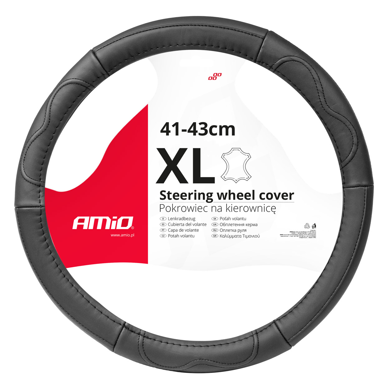 Poťah volantu Leather Series SWC-49-XL (41-43cm)