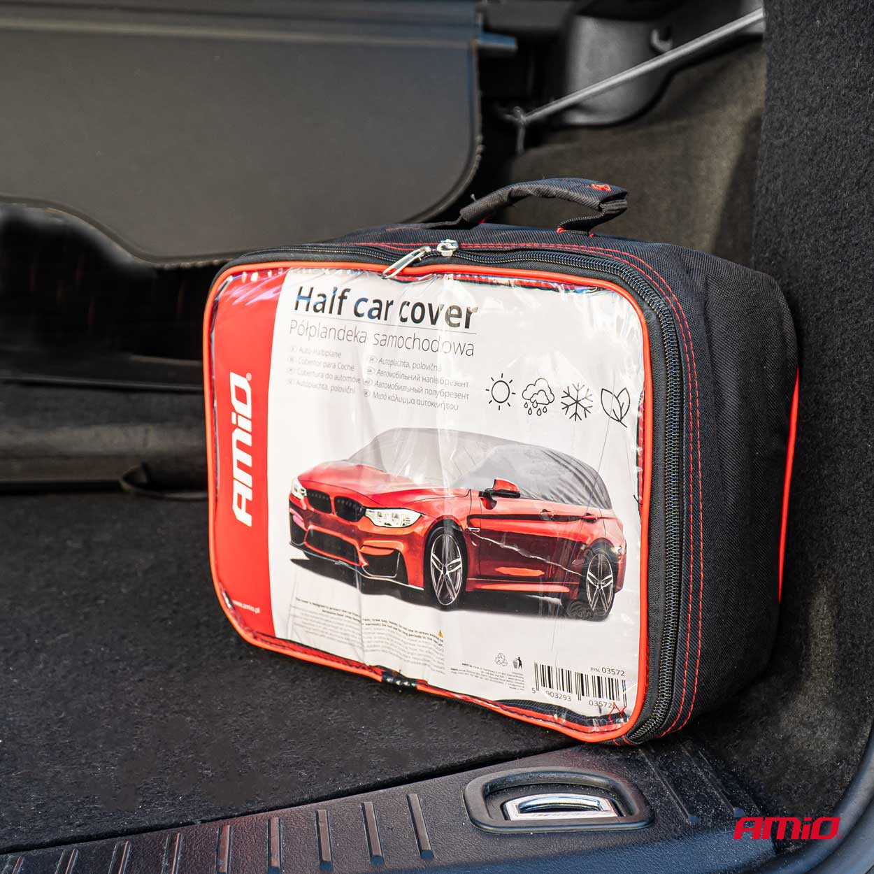 Autoplachta, polovičná - sedan XL