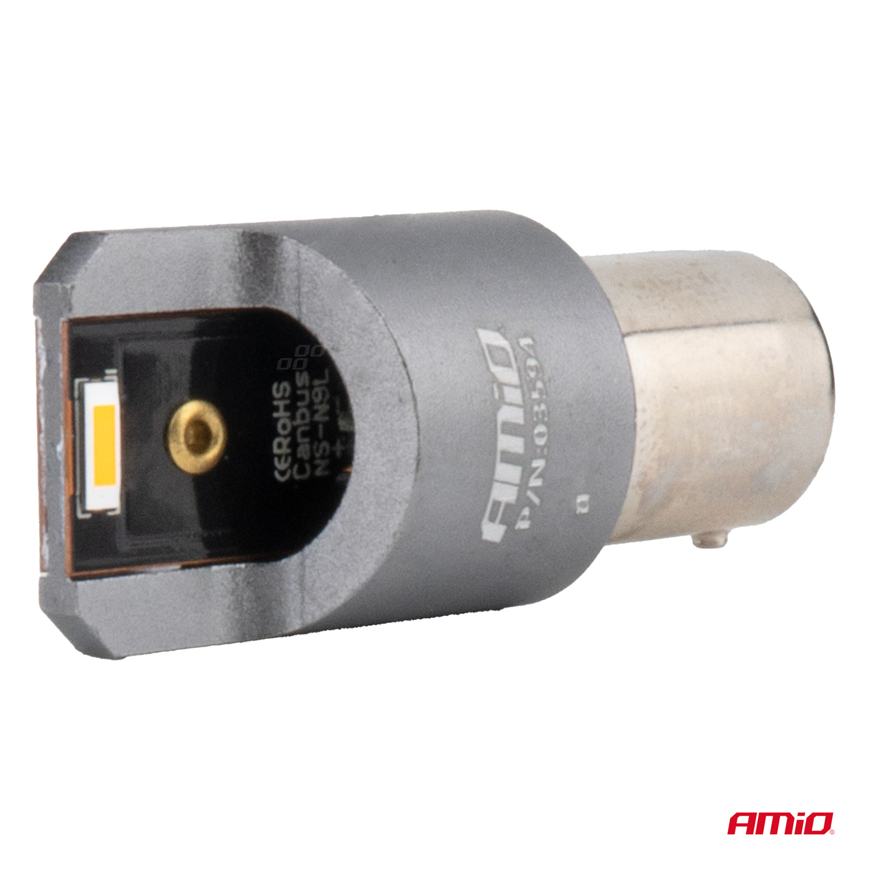 LED žiarovky FULL CANBUS PRO PY21W 2x1860 SMD amber 12V 24V AMIO-03594