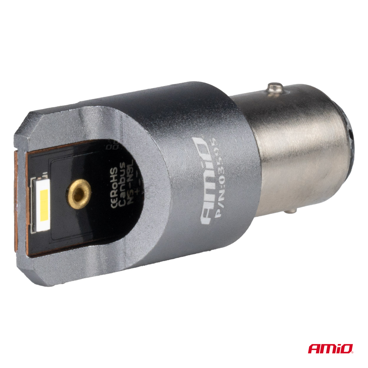 LED žiarovky FULL CANBUS PRO BAY15D P21/5W 2x1860SMD biele 12V 24V AMIO-03595