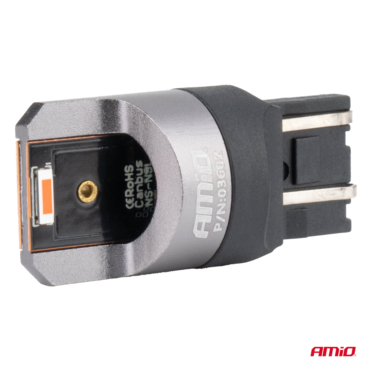 LED žiarovky FULL CANBUS PRO W21/5W 2x1860 SMD červené 12V 24V AMiO-03602