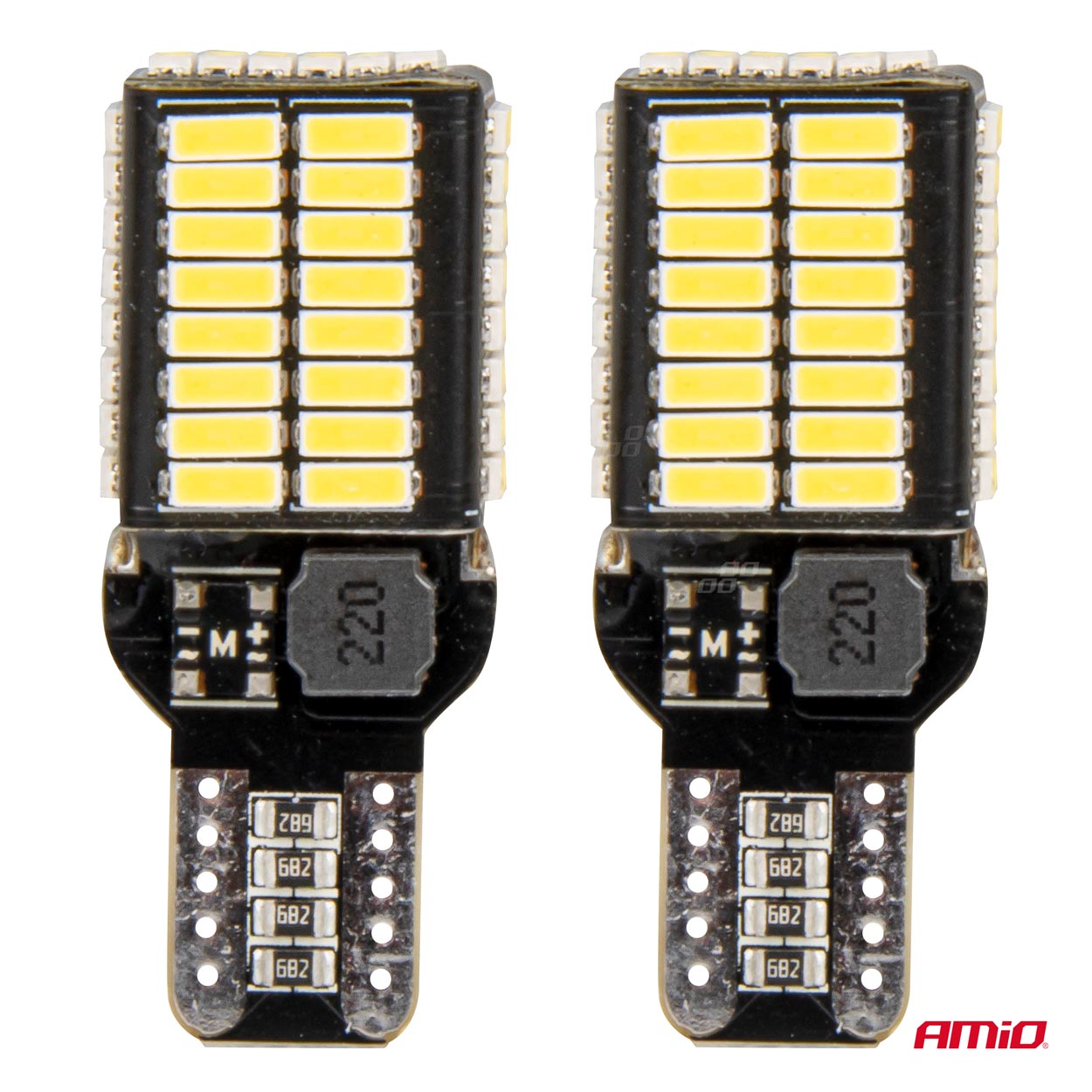LED žiarovky CANBUS PRO series T15e W16W 54x4014 SMD White 12V/24V AMIO-03724