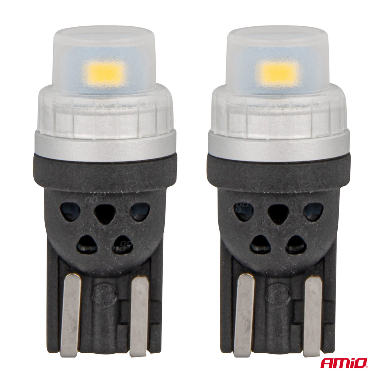 LED žiarovky 360 Pure Light Series STANDARD T10 W5W 2x3020 SMD White 12V/24V AMIO-03726