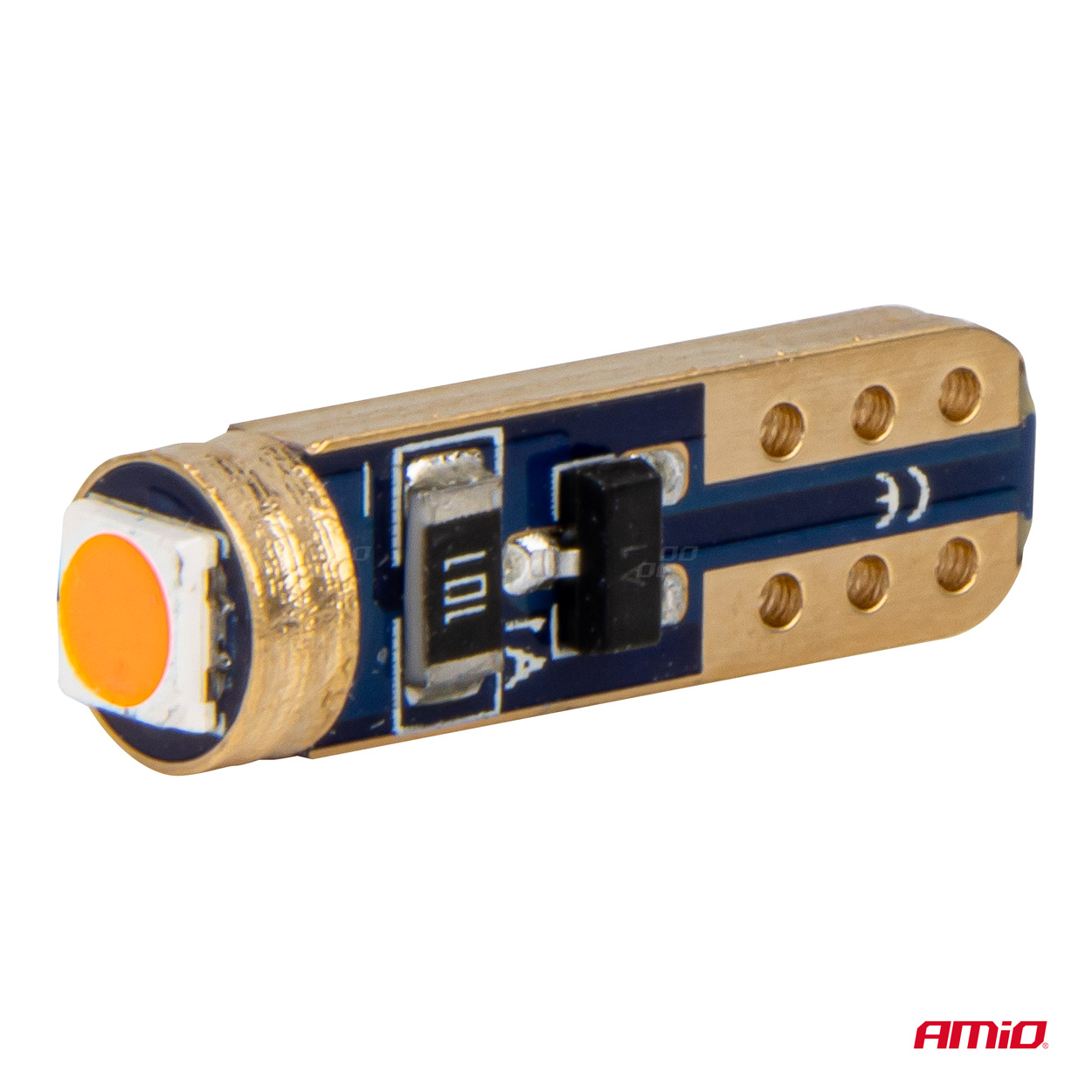 LED žiarovky STANDARD Red T5 12V 3030 1LED HP AMIO-03727