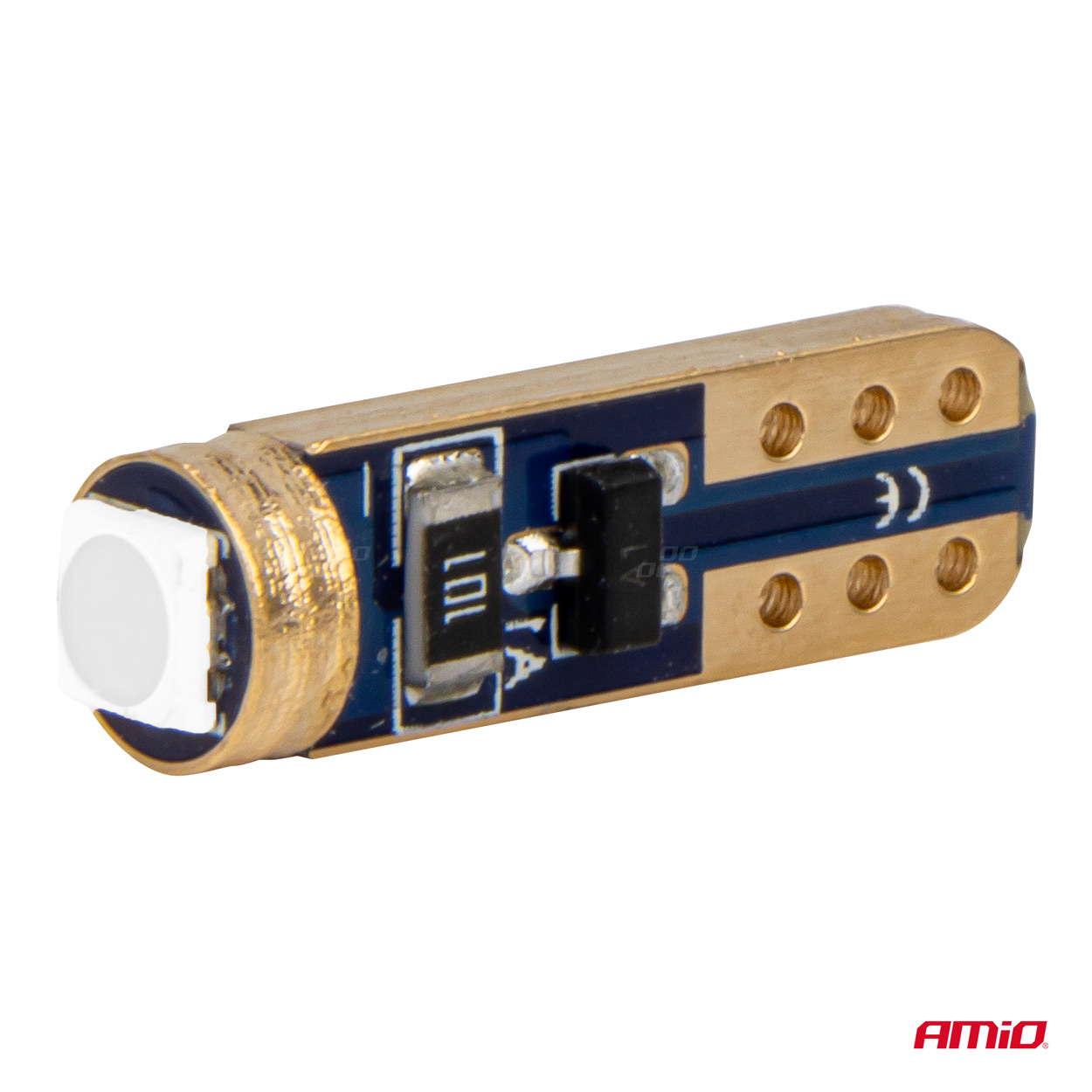 LED žiarovky STANDARD Green T5 12V 3030 1LED HP AMIO-03729