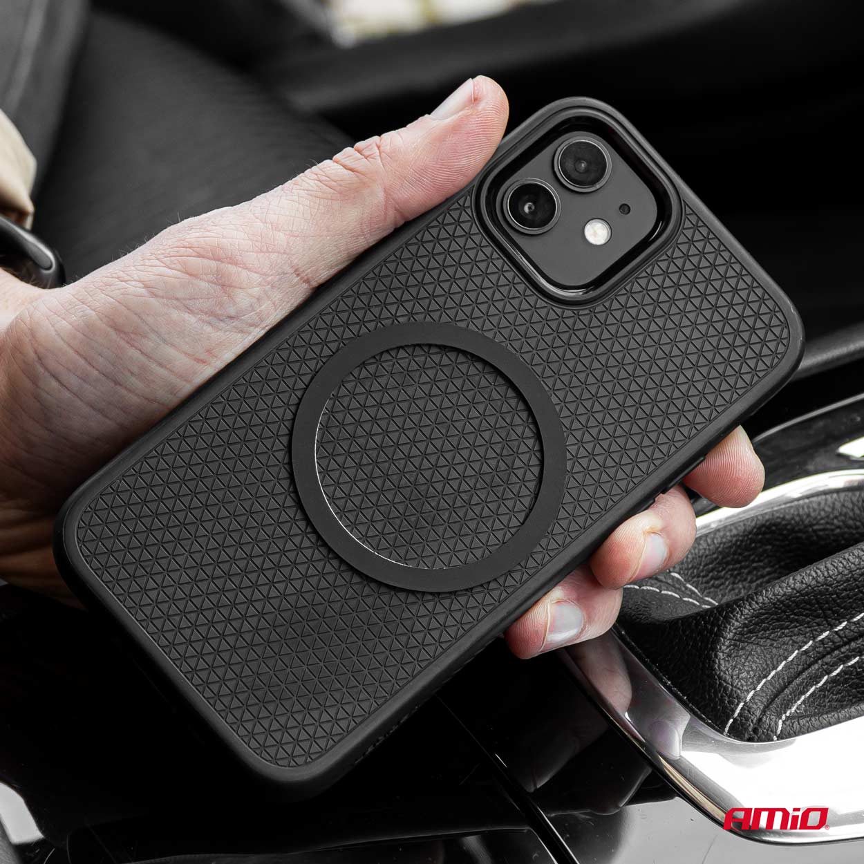 Magnetický držiak telefónu s bezdrôtovým indukčným nabíjaním My Mag 15W AMIO-03775