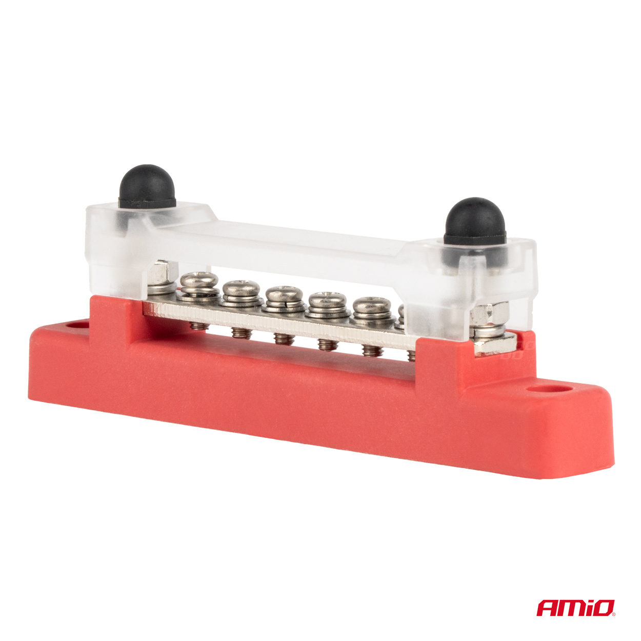 Uzemňovací blok plus prípojnica M6 12V - 48V 150A AMIO-03810