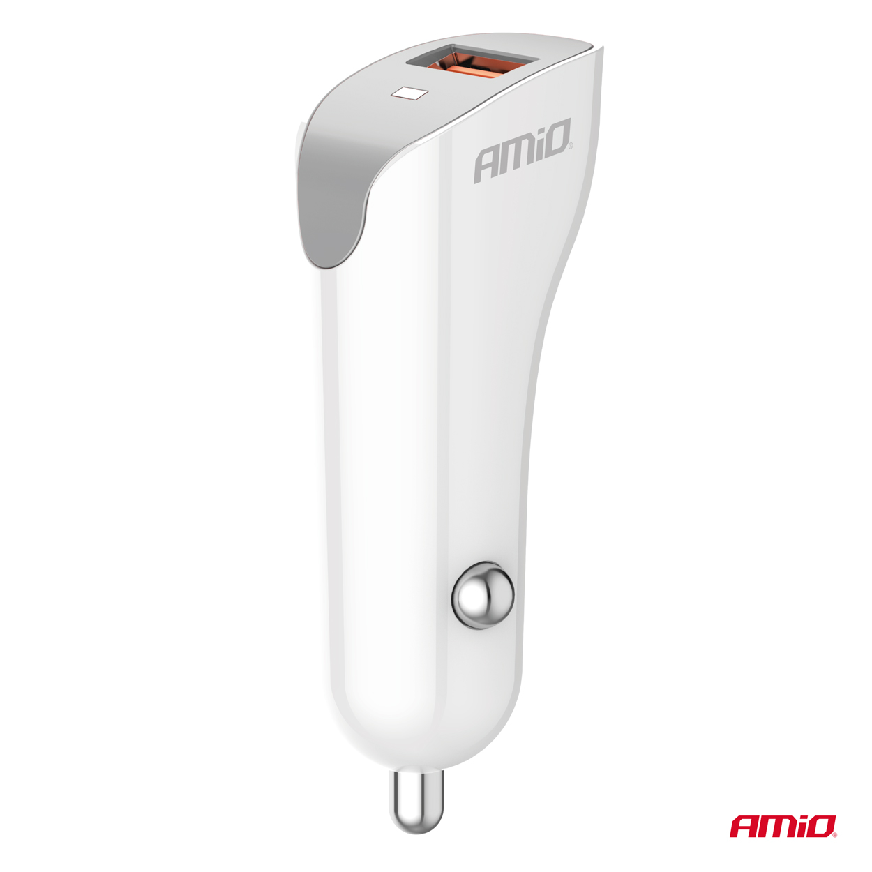 Nabíjačka do auta USB-A 2.1A 12/24V AMiO-03873