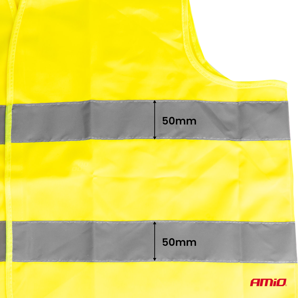 Reflexná vesta XL žltá s certifikátom AMiO-03934