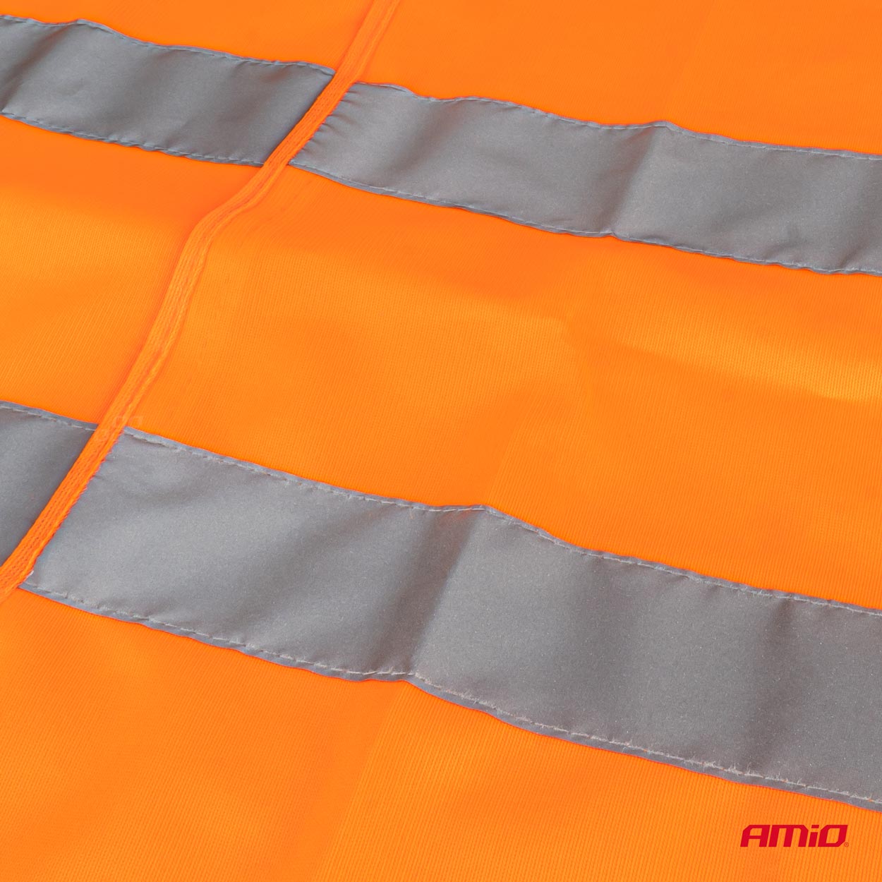 Reflexná vesta XXL oranžová s certifikátom AMiO-03985