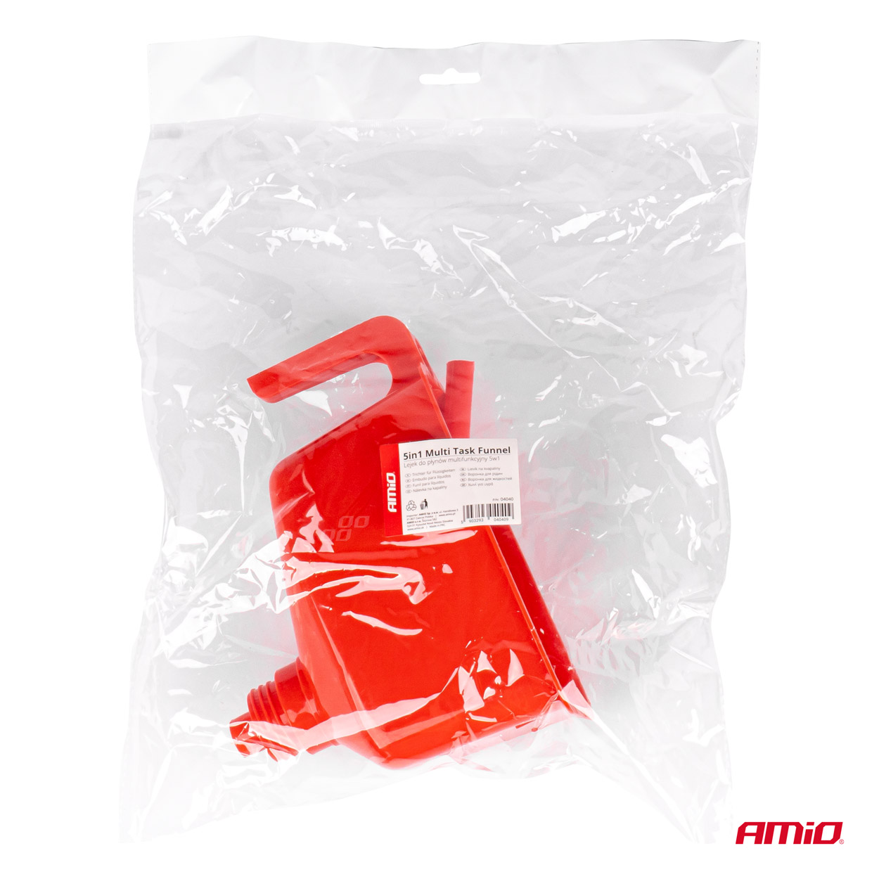 Multifunkčný lievik 5v1 s filtrom 16,5 cm AMIO-04040