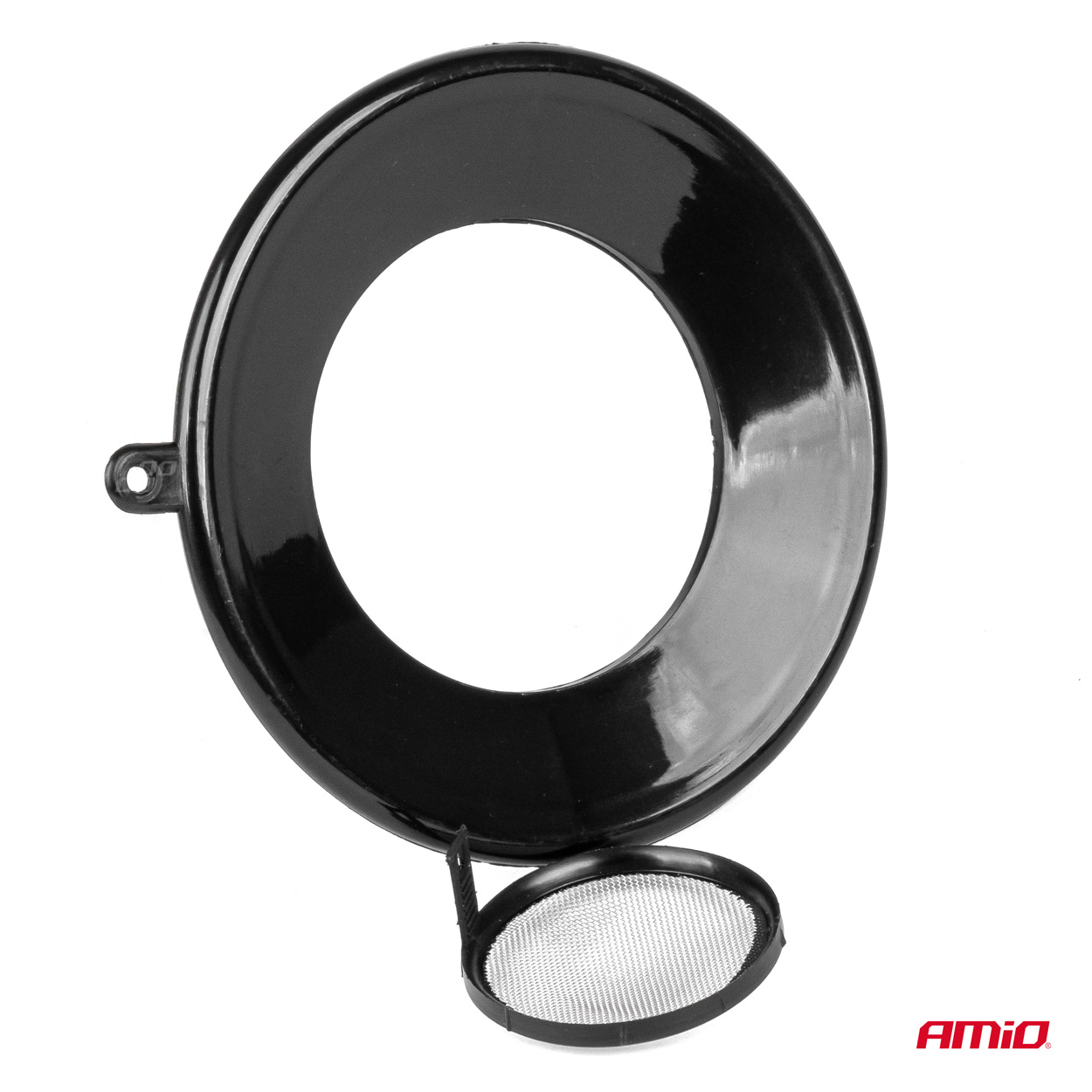 Plastový lievik s polovičným krytom a filtrom 13,5 cm AMIO-04042