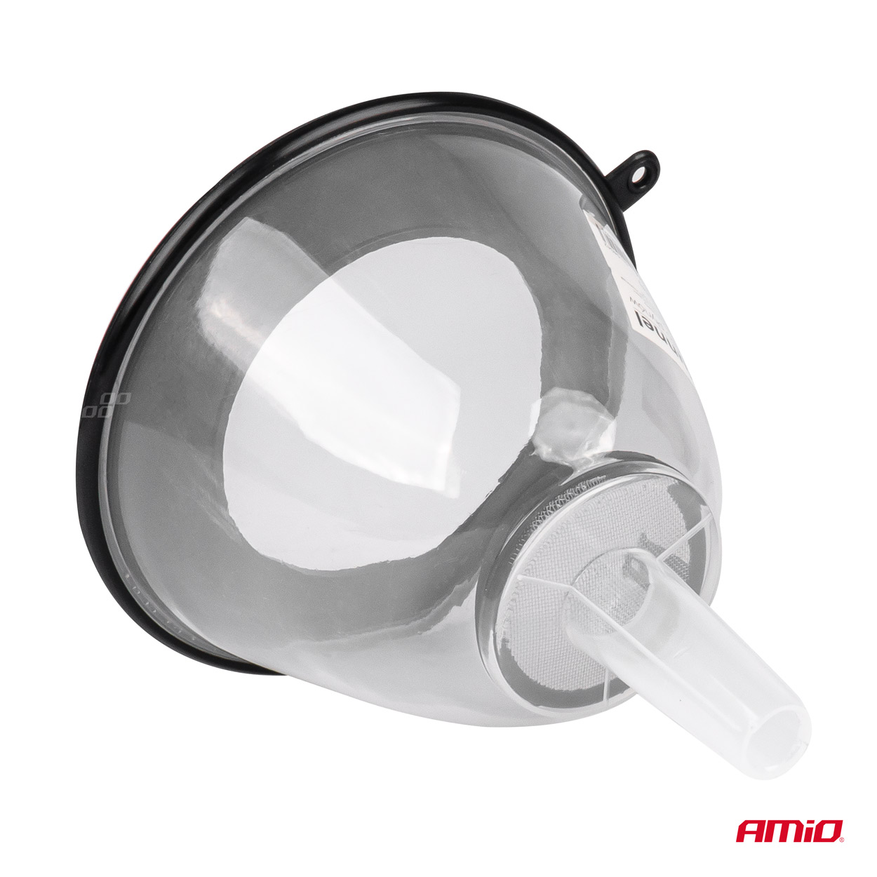 Plastový lievik s polovičným krytom a filtrom 13,5 cm AMIO-04042