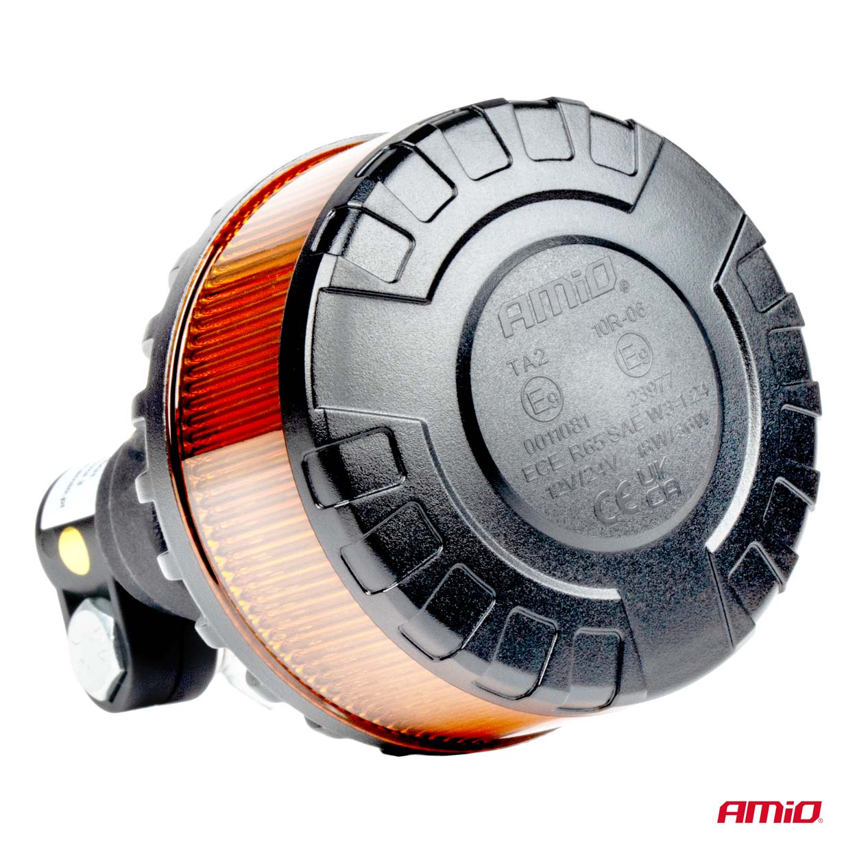 LED výstražný majak W28P 12V 24V AMIO-04104