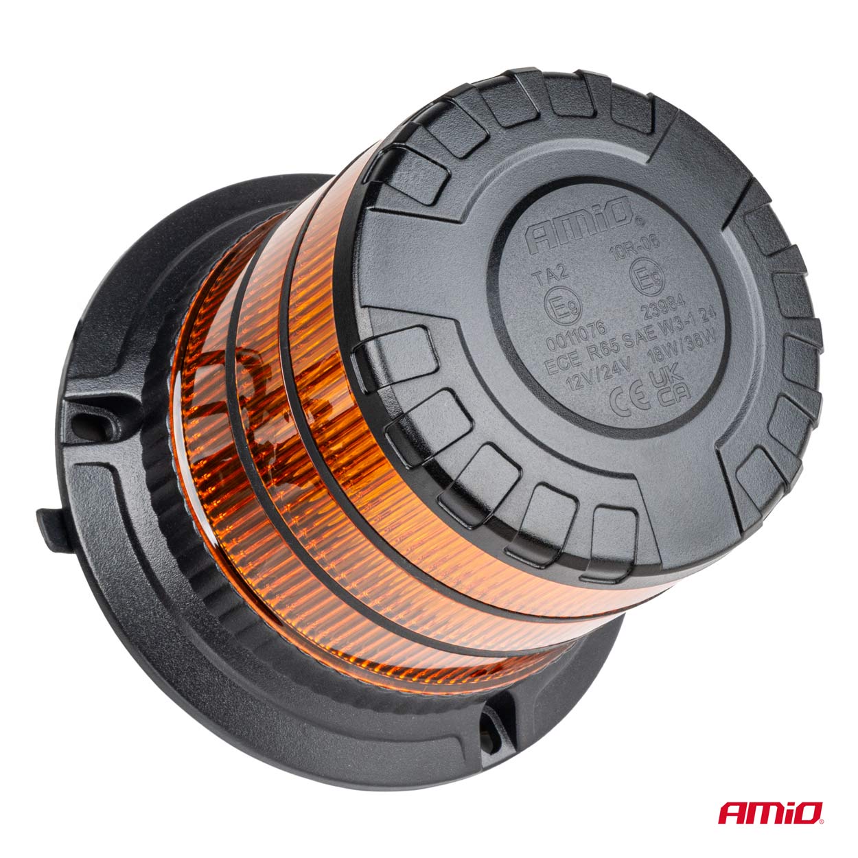 LED výstražný maják W30M 12V 24V AMIO-04111