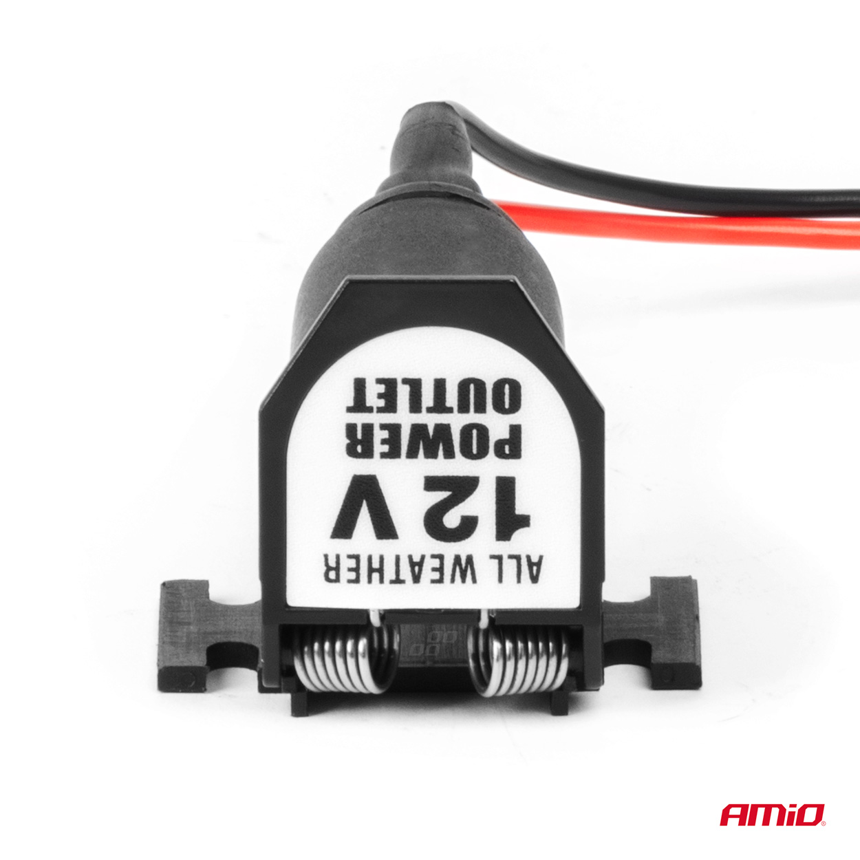 Zásuvka autozapaľovača s klapkou 12V 24V AMiO-04128