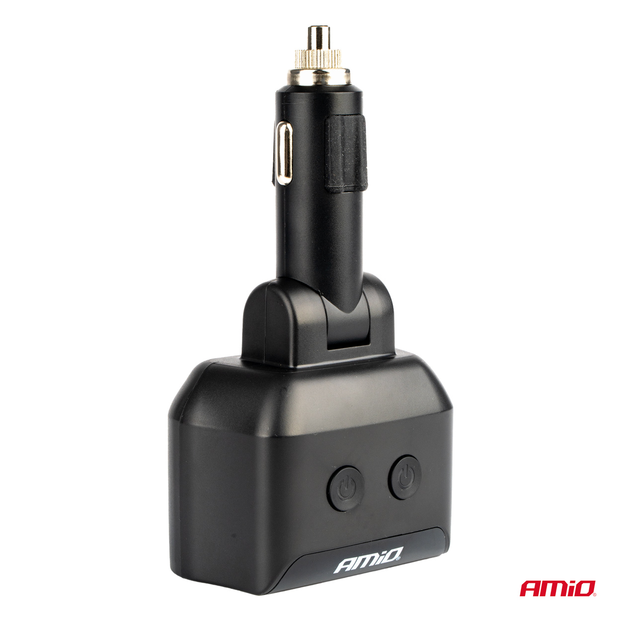 Dvojitá predlžovacia zásuvka 2xUSB 1xUSB C 12/24V max 200W AMiO-04173
