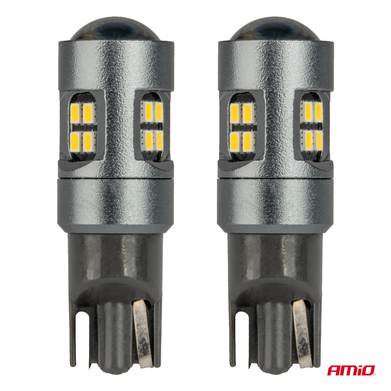LED žiarovky CANBUS T10 W5W 16SMD 2016 Biele 12V/24V AMiO-04234