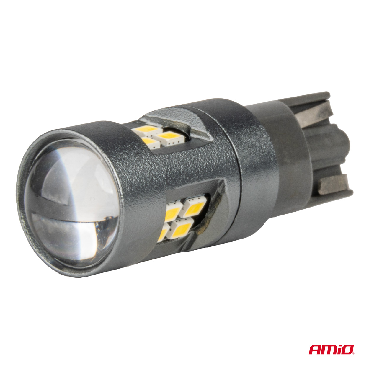 LED žiarovky CANBUS T10 W5W 16SMD 2016 Biele 12V/24V AMiO-04234