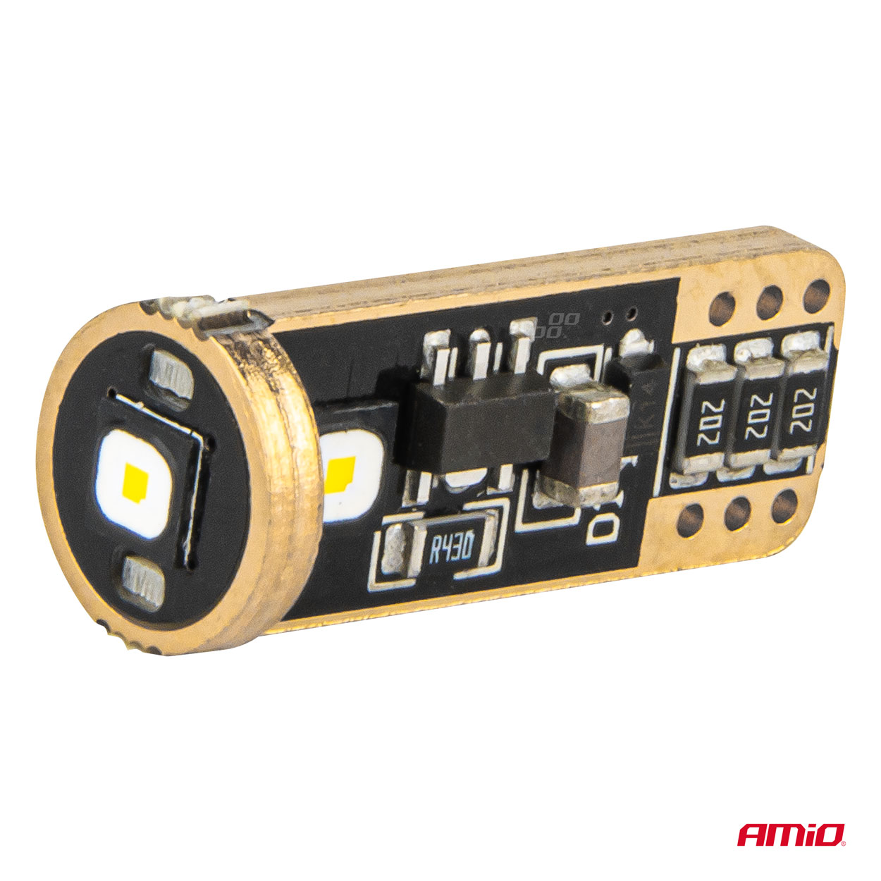 LED žiarovky CANBUS T10 W5W 3SMD 3838 White 12V/24V AMiO-04246