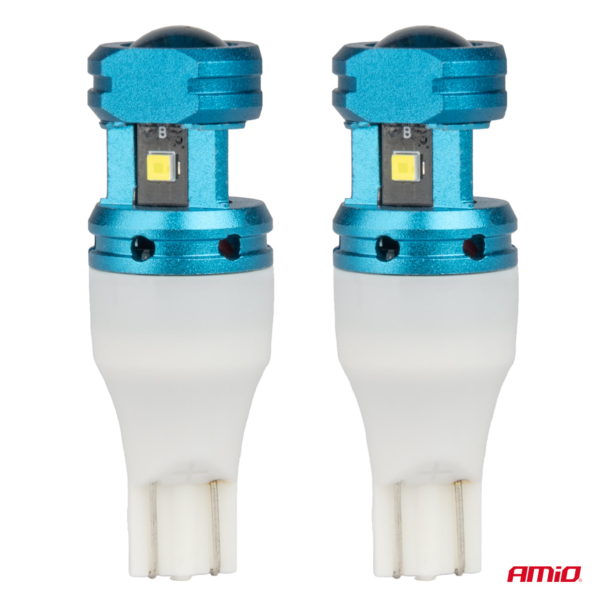 LED žiarovky CANBUS T15 W16W 4SMD 1860XS Biela 12V 24V AMiO-04251