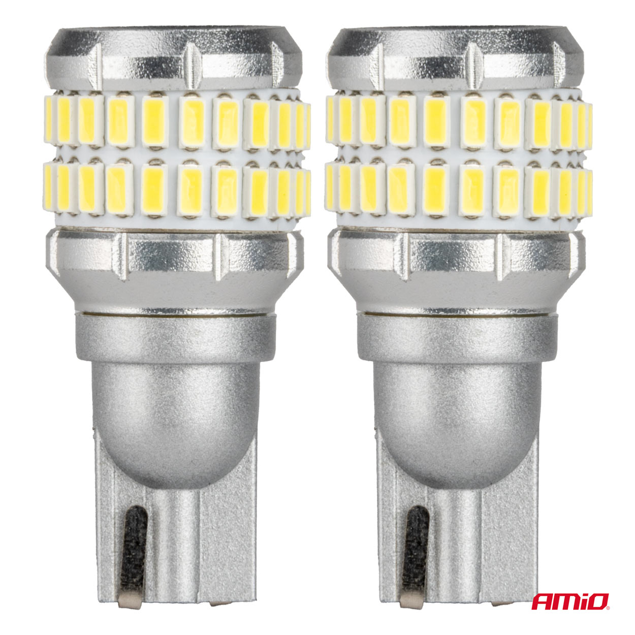 LED žiarovky CANBUS T15 W16W 48SMD 4SMD 3014 3030 Biela 12V 24V AMiO-04261