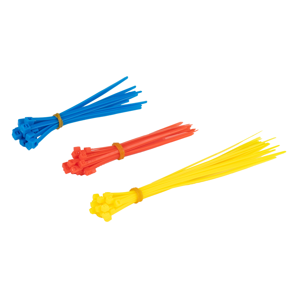 Plastové sťahovacie pásky viacfarebné 60ks